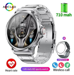 2024 Military-Grade GPS Smartwatch for Men With Blood Pressure & Oxygen Monitoring