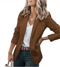 Classic Elegance Long Sleeve Suit Jacket