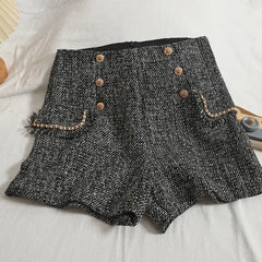 Ladies High Waist Shorts