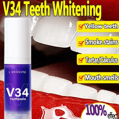 V34 Pro Smile Whitening Toothpaste