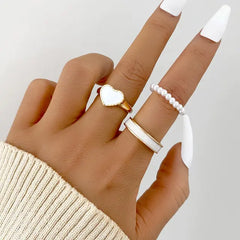 Spiral Shape Ring Set