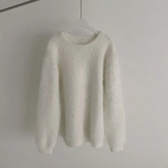 Men's Mink Wool Knit Pullover