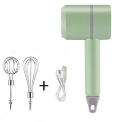 2 In 1 Electric milk frother Garlic Chopper Masher Whisk Egg Beater