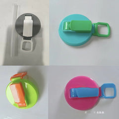 Portable Soda Can Lid Silicone Straw