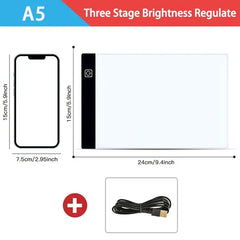 Dimmable LED Drawing Pad: Creative Kids' Gift