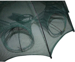 Fishing Bait Trap Crab Net Crawdad Shrimp Cast Dip Cage Fish Minnow Foldable NEW