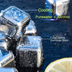 Reusable Stainless Steel Ice Cubes