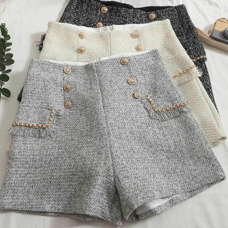 Ladies High Waist Shorts