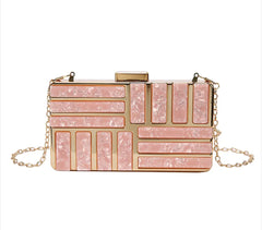 Stylish Square Acrylic Clutch Bag for Women