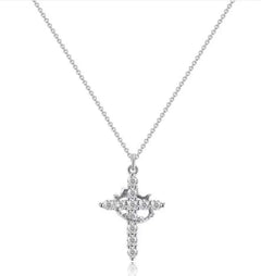 Cross Zircon Full Diamond Crown