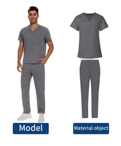 Men's V-Neck Medical Uniform