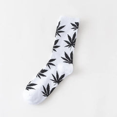 Winter high Quality Harajuku chaussette Style Weed Socks For Women Men's Cotton Hip Hop Socks Man Meias Mens Calcetines