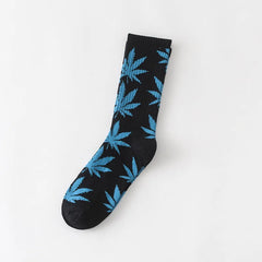 Winter high Quality Harajuku chaussette Style Weed Socks For Women Men's Cotton Hip Hop Socks Man Meias Mens Calcetines