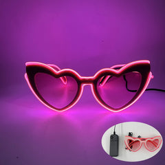 Retro Luminous Glowing Steampunk Glasses LED Light Party Decor Gothic Goggles Glasses With Nail Neon Glasses Men Women Supplies