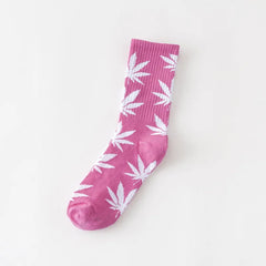 Winter high Quality Harajuku chaussette Style Weed Socks For Women Men's Cotton Hip Hop Socks Man Meias Mens Calcetines