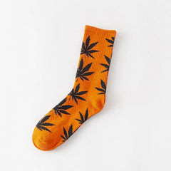 Winter high Quality Harajuku chaussette Style Weed Socks For Women Men's Cotton Hip Hop Socks Man Meias Mens Calcetines