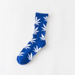 Winter high Quality Harajuku chaussette Style Weed Socks For Women Men's Cotton Hip Hop Socks Man Meias Mens Calcetines