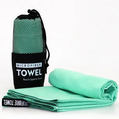 Quick-Drying Microfiber Towel With Mesh Bag