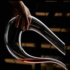 Crystal U-shaped  Wine Decanter