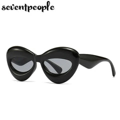 Cat Eye Sunglasses Sexy Lip-Shaped