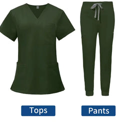 Medical Scrubs Jogger Set