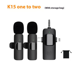 Wireless Collar Clip Microphone Three-in-one Three Connector Mini Microphone 35 Hole