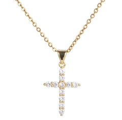 Cross Zircon Full Diamond Crown