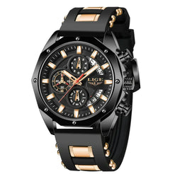 Luxury Silicone Sport Chronograph Men's Watch