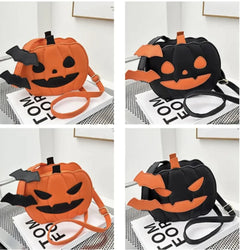 Halloween Pumpkin Crossbody Bag - Novelty Shoulder Purse for Women