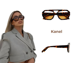 Retro Polygon Sunglasses for Women