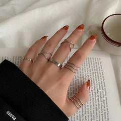 Spiral Shape Ring Set