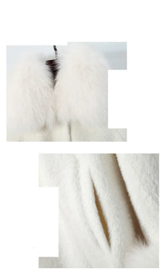 Winter Elegant Thick Women Woolen Coat