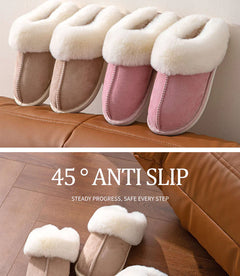 Women's Winter Faux Fur House Slippers