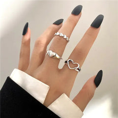 Spiral Shape Ring Set