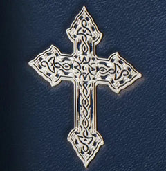 3D Cross Scepter A5 PU Leather Notebook Planner