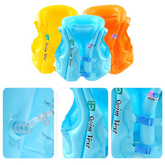 Inflatable Life Vest Baby Swimming Jacket