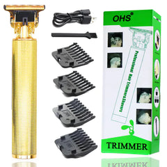 T9 USB Electric Hair Clipper: Rechargeable Trimmer for Men