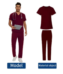 Men's V-Neck Medical Uniform