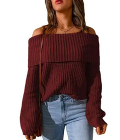 Off shoulder Sweater