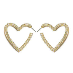 Open Heart Earrings