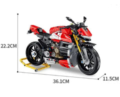 Building Blocks Motorcycle Model