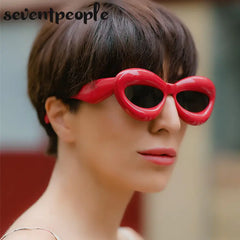 Cat Eye Sunglasses Sexy Lip-Shaped