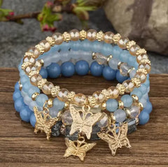 Butterfly Bliss Beaded Bracelets