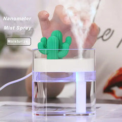 Clear Cactus Ultrasonic Humidifier 160ML