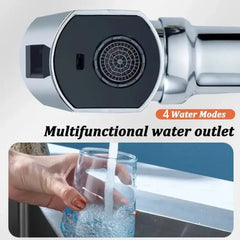 Swivel Waterfall Faucet Extension Adapter Sprayer