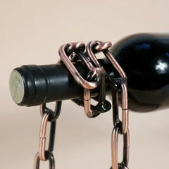 Magical Suspension Iron Chain Wine Racks