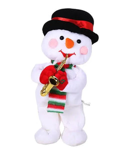 Christmas Decor Playing Saxophone