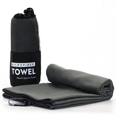 Quick-Drying Microfiber Towel With Mesh Bag