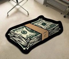 USD Paper Note Special-shaped Home Ground Mat